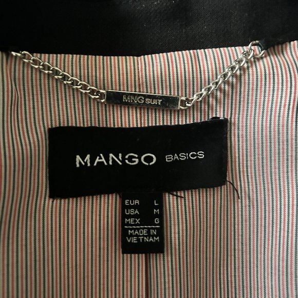 Mango Basics, size M, Double Breasted Jacket in Black, used - Picture 7 of 7